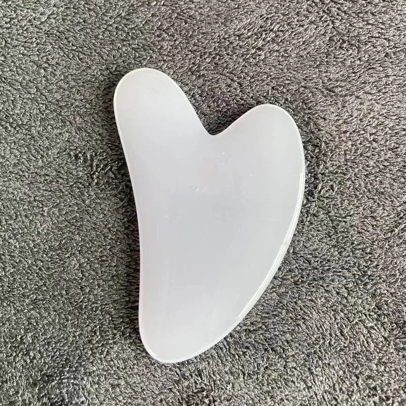 Natural Resin Jade Stone Gua Sha Gouache Scraper Massager
