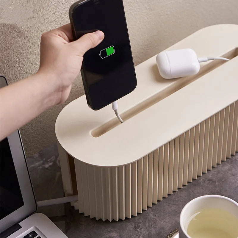 Nordic Plug Board Storage Box Holder Shelf