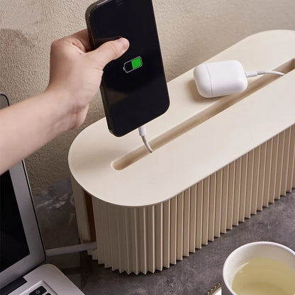 Nordic Plug Board Storage Box Holder Shelf