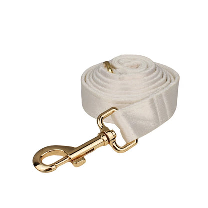 Dog Collar Leashes Harness Bow Set