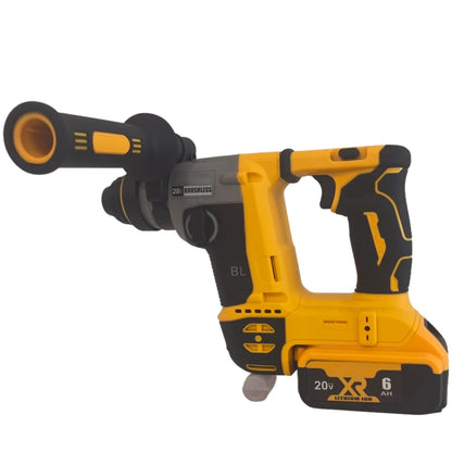 20V Battery Brushless Rotary Impact Hammer Drill Cordless 2 Modes