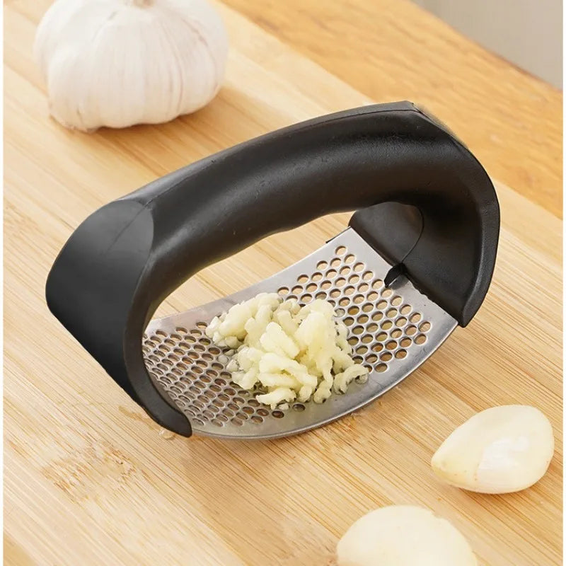 Stainless Steel Garlic Press Crusher