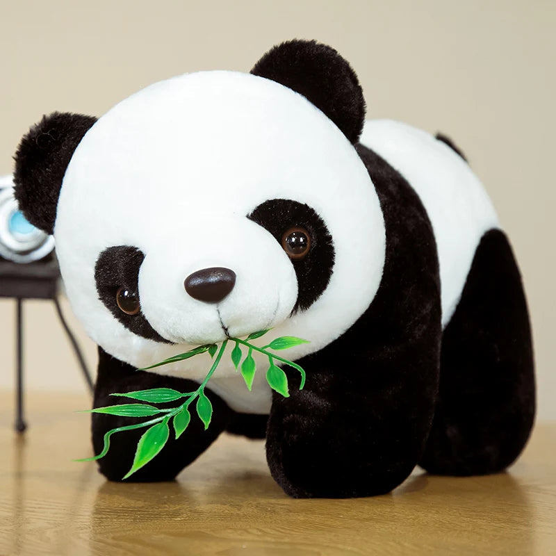 20cm Cute Baby Bamboo Panda Bear Plush Stuffed Animal Doll