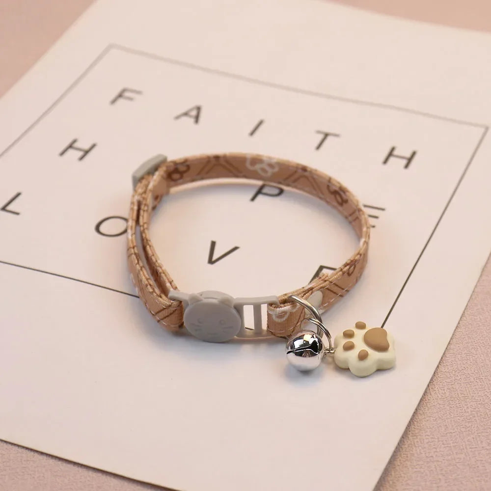 Cute Neck Pet Collar With Bell