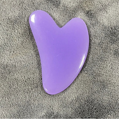 Natural Resin Jade Stone Gua Sha Gouache Scraper Massager