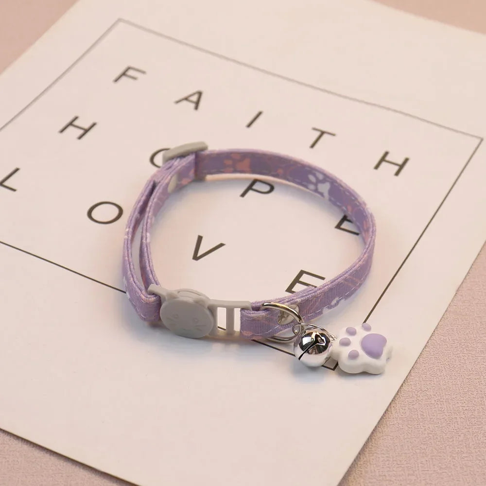 Cute Neck Pet Collar With Bell