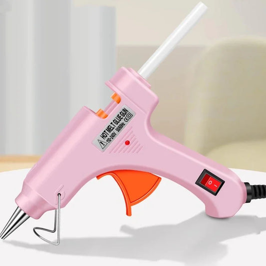 70W Hot Melt Glue Gun With 2/5/10/20 Pcs 7mm Premium Glue Sticks