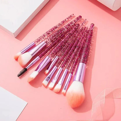 10Pcs Makeup Brush Set