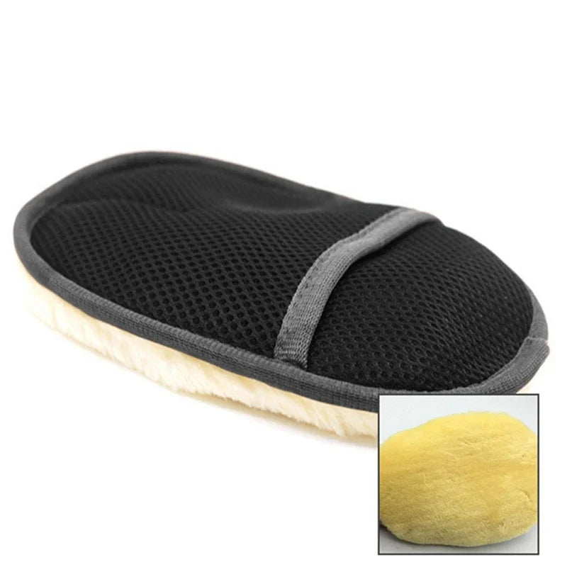 Microfiber Wool Soft Car Cleaning Glove