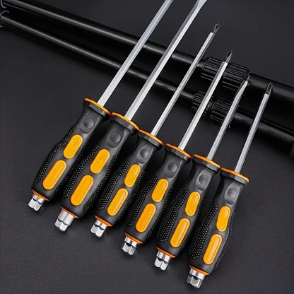 Anti-slip Go-through Hammer Screwdriver Magnetic Screw Driver Set