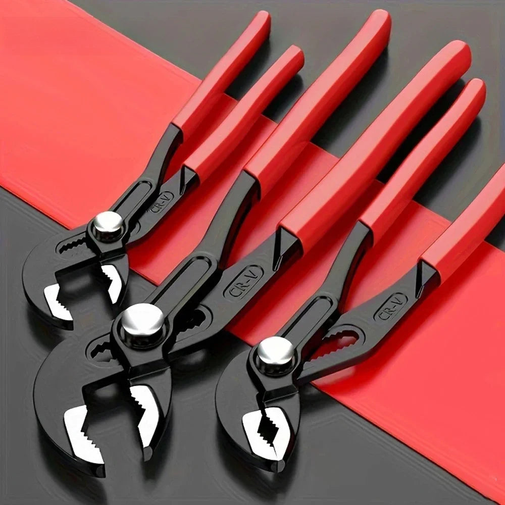 Quick Adjust V Jaw Tongue Groove Pliers