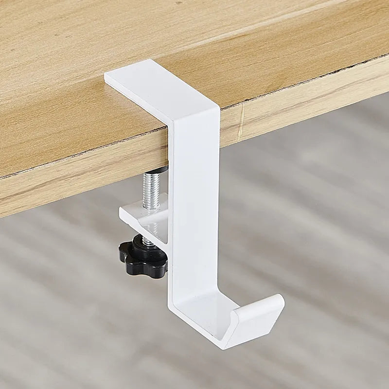 1/2pc Adjustable Desk Edge Hook