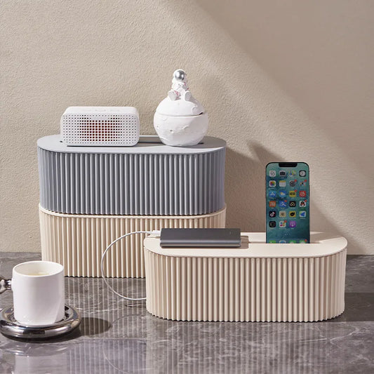 Nordic Plug Board Storage Box Holder Shelf