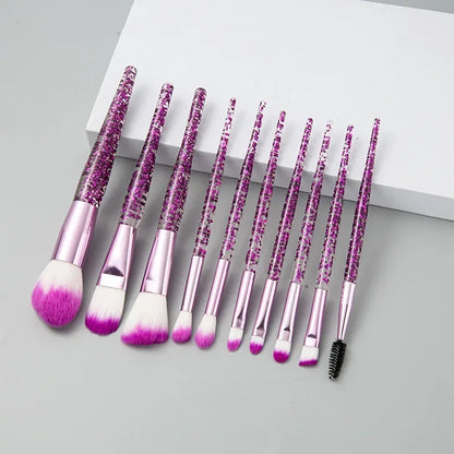 10Pcs Makeup Brush Set