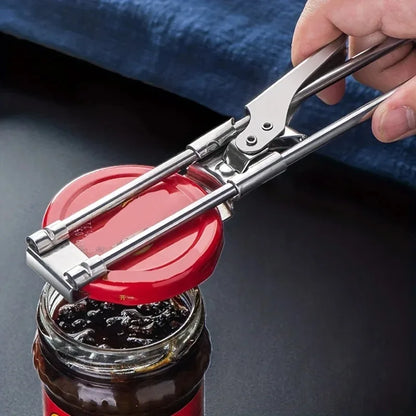 Adjustable Multi-Function Stainless Steel Lids Off Jar Opener