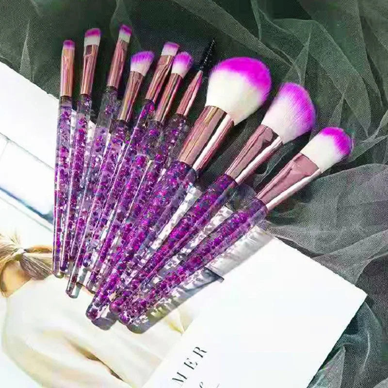 10Pcs Makeup Brush Set