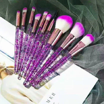 10Pcs Makeup Brush Set