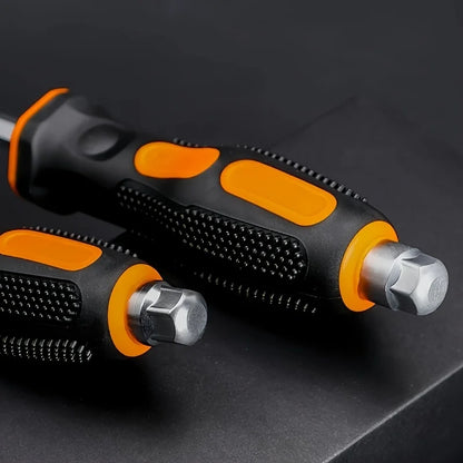 Anti-slip Go-through Hammer Screwdriver Magnetic Screw Driver Set