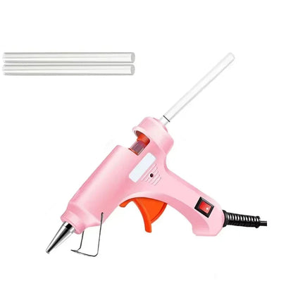 70W Hot Melt Glue Gun With 2/5/10/20 Pcs 7mm Premium Glue Sticks