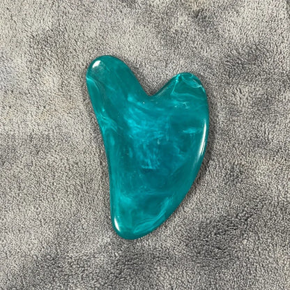 Natural Resin Jade Stone Gua Sha Gouache Scraper Massager