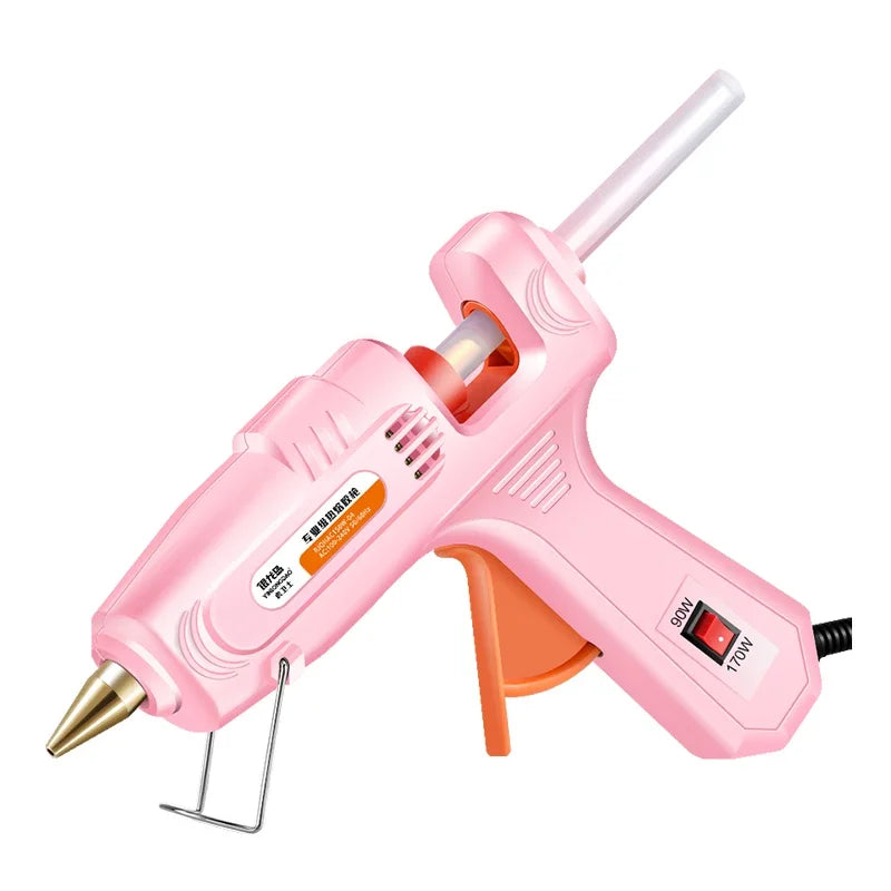 70W Hot Melt Glue Gun With 2/5/10/20 Pcs 7mm Premium Glue Sticks