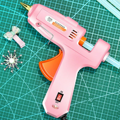 70W Hot Melt Glue Gun With 2/5/10/20 Pcs 7mm Premium Glue Sticks