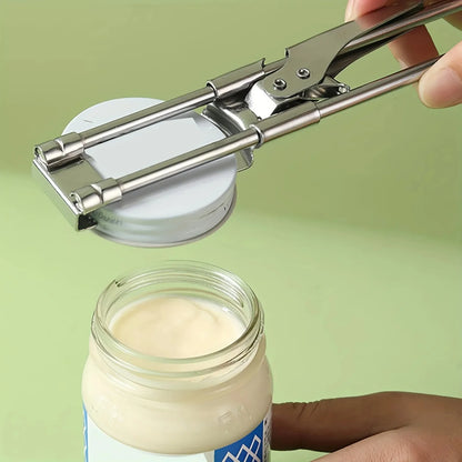 Adjustable Multi-Function Stainless Steel Lids Off Jar Opener