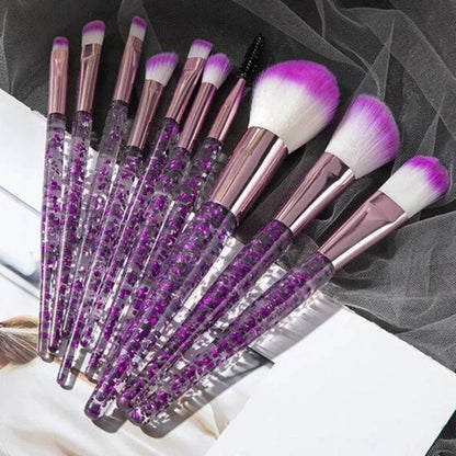 10Pcs Makeup Brush Set