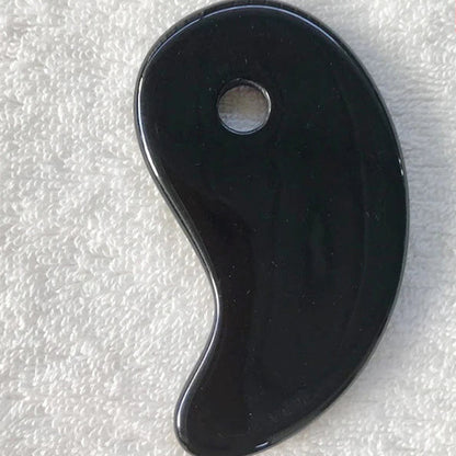 Natural Resin Jade Stone Gua Sha Gouache Scraper Massager