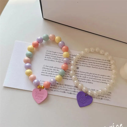 Heart Pendant Pet Pearl Collar
